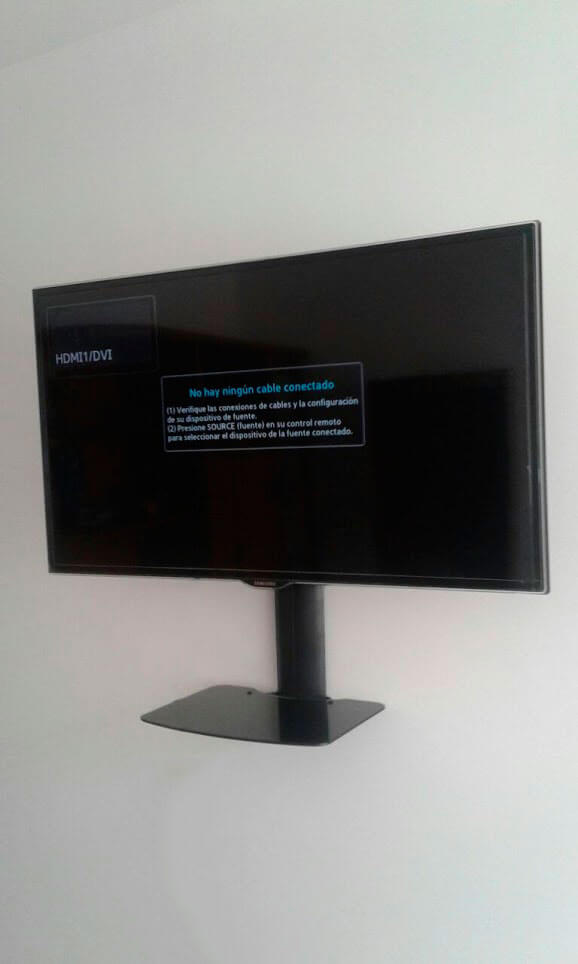 Instalacion de soporte de brazo para televisor pantalla plana 