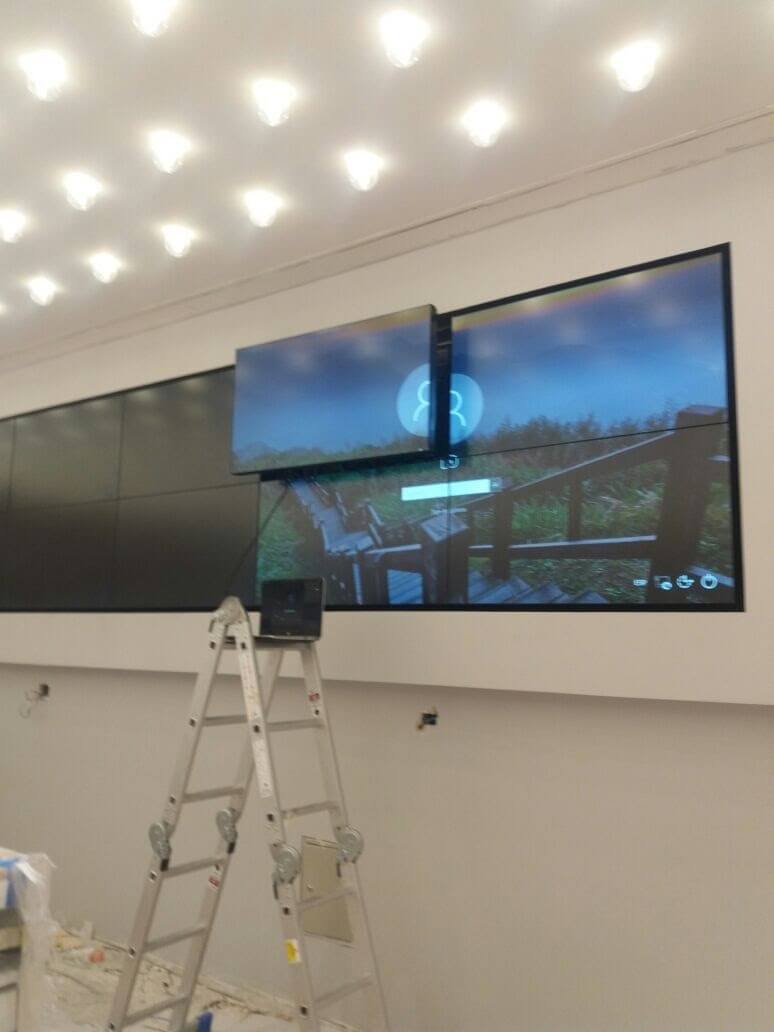 Prueba de pantallas de videowall