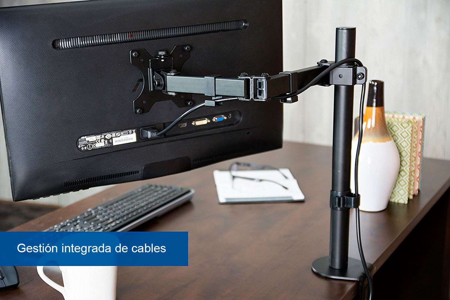 Base de escritorio con altura graduable para pantallas monitor pc