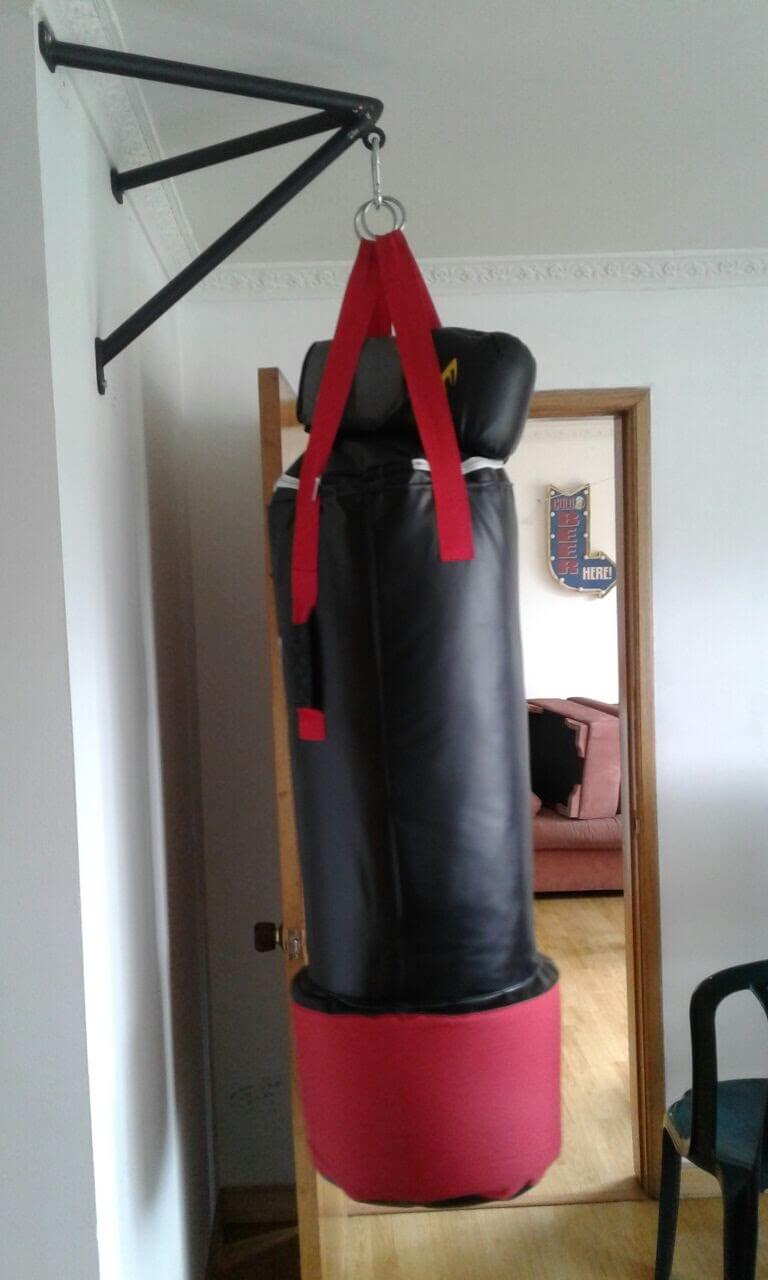 Soporte de pared para saco para entrenamiento de boxeo