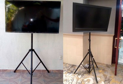 Soporte monitor brazo retractil 