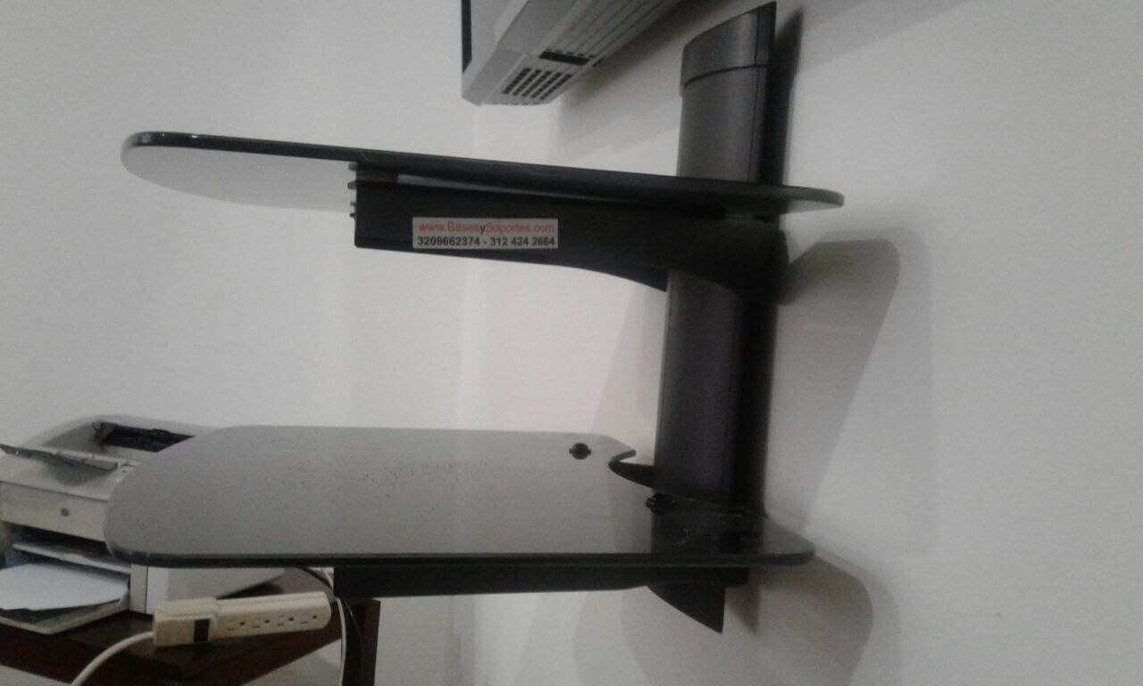 Base de repisas flotantes para televisor