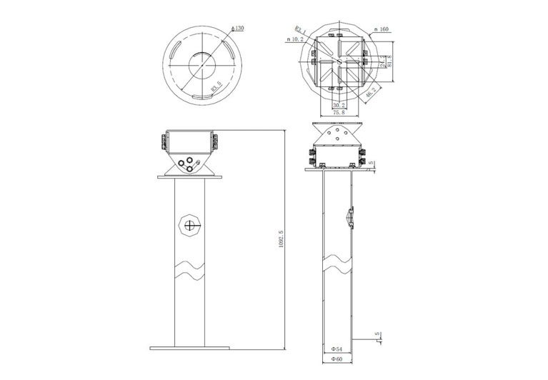 Base hikvision para camaras DS-1233ZJ