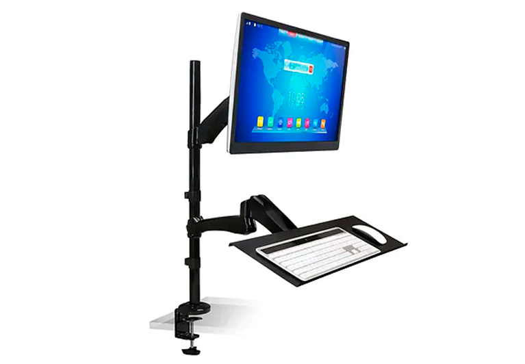 Estacion de trabajo para monitor y teclado